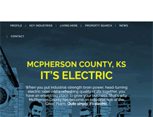 Tablet Screenshot of mcphersonindustry.com